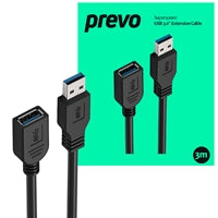 Prevo USB 3.0 Extension Cable 3m - OFC 5Gbps Type-A Male to Female Prevo USB 3.0 Extension Cable 3m - OFC 5Gbps Type-A Male to Female